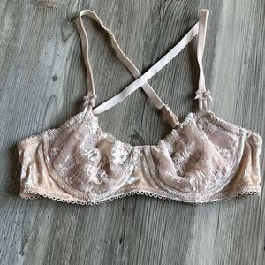 Victoria's Secret Dream Angels Push-up without Padding Bra 32C Velvet Lace